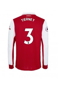 Fotbalové Dres Arsenal Kieran Tierney #3 Domácí Oblečení 2022-23 Dlouhý Rukáv